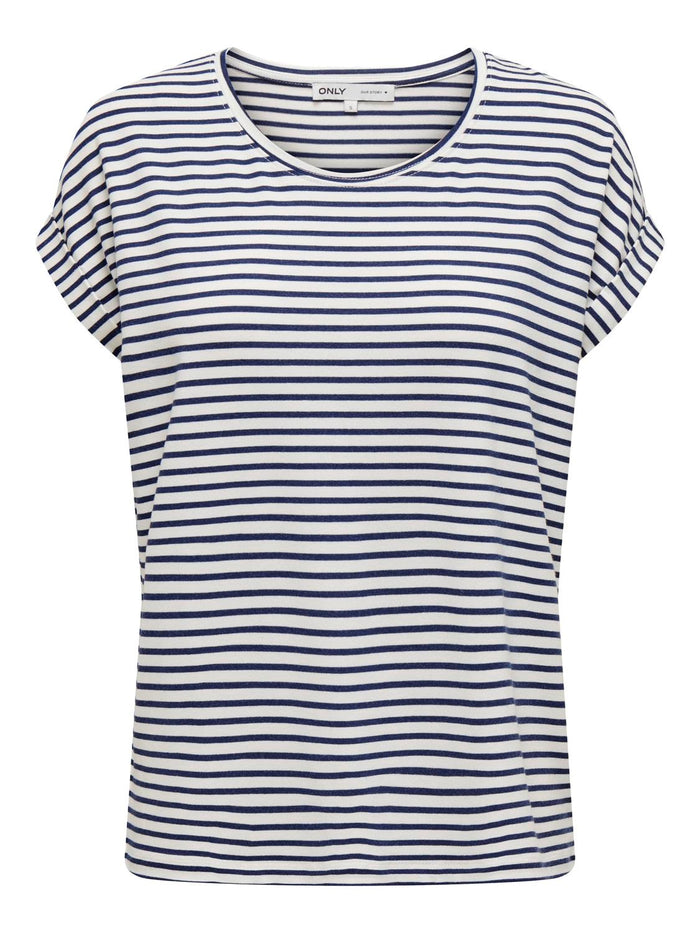 15206243 Onlmoster Stripe S/s Oneck top