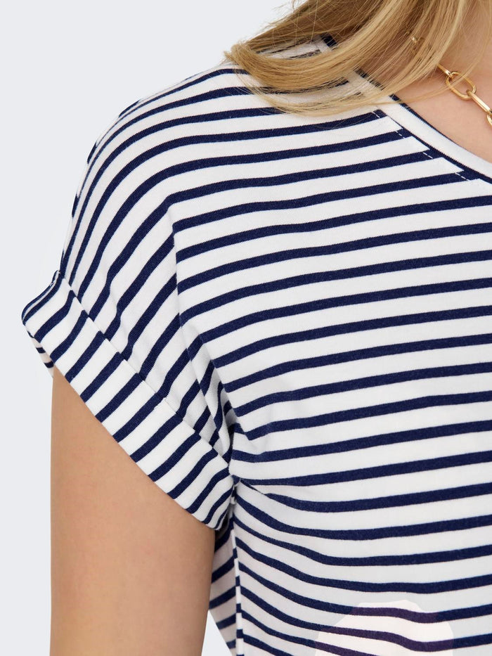 15206243 Onlmoster Stripe S/s Oneck top