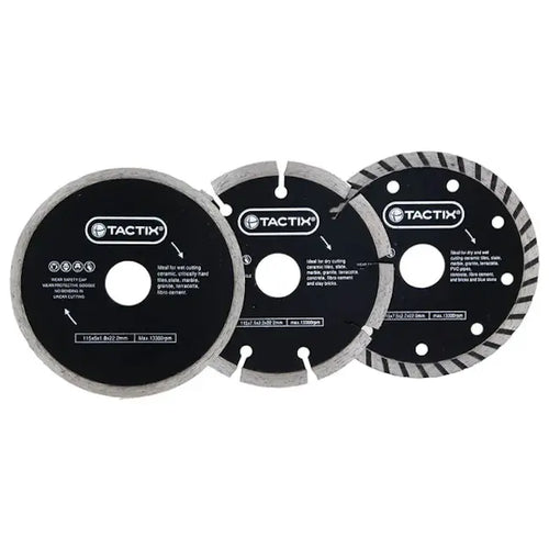 3kom Dijamantske rezne ploce 115mm Tactix