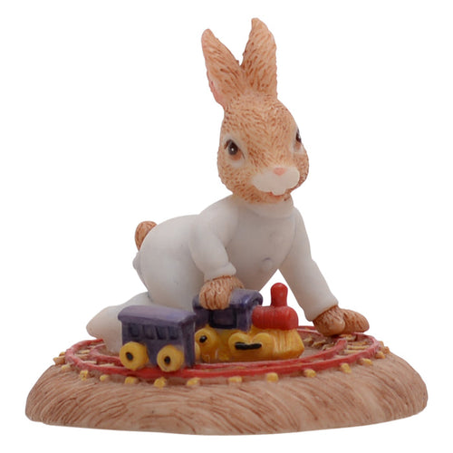 A Little Bunny at Play