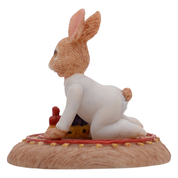 A Little Bunny at Play
