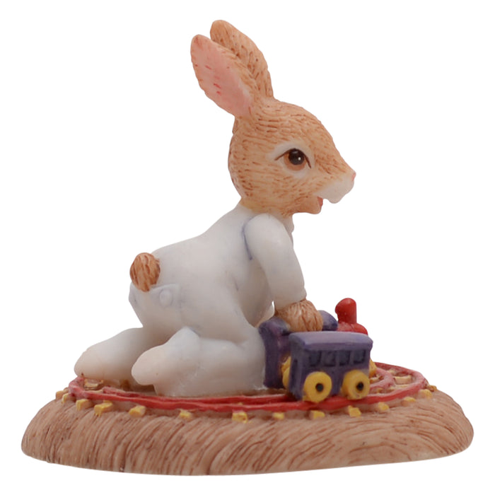 A Little Bunny at Play