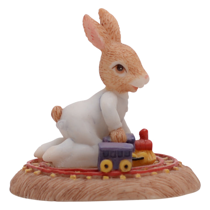 A Little Bunny at Play