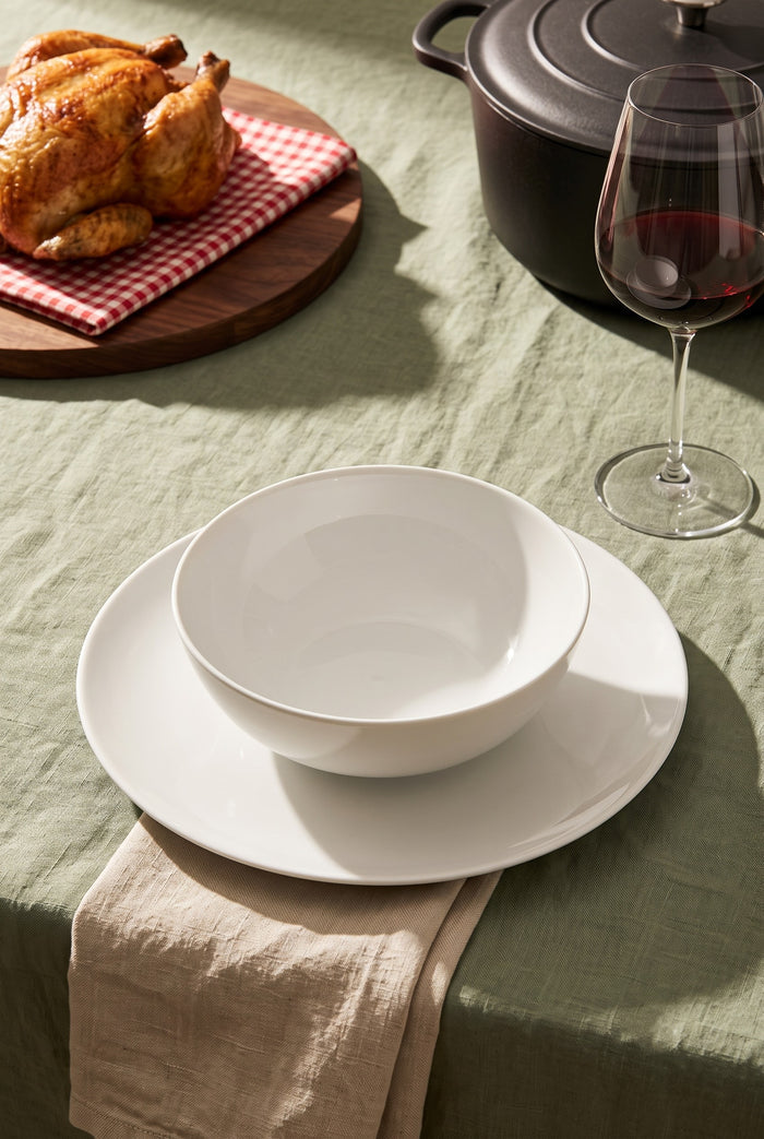 Alessi Serviesset All-Time 12-delig /  4 personen  - 4 dinerborden, 4 ontbijtborden en 4 kommen