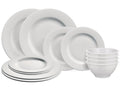 Alessi Serviesset PlateBowlCup 12-delig /  4 personen  - 4 dinerborden, 4 ontbijtborden en 4 kommen