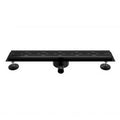AQUASAN Podni slivnik PREMIUM crni 700mm 28084