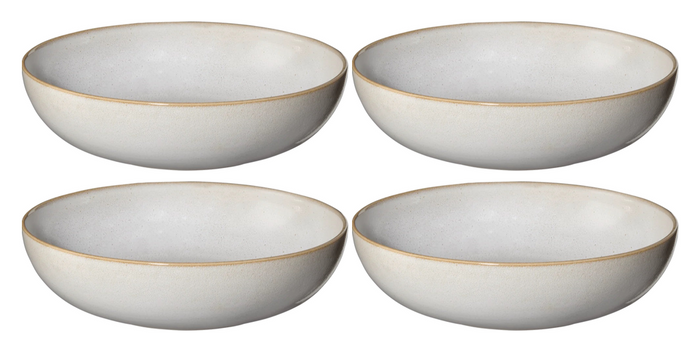 ASA Selection Diepe Borden / Pastaborden Saisons Sand ø 21 cm - 4 Stuks set image