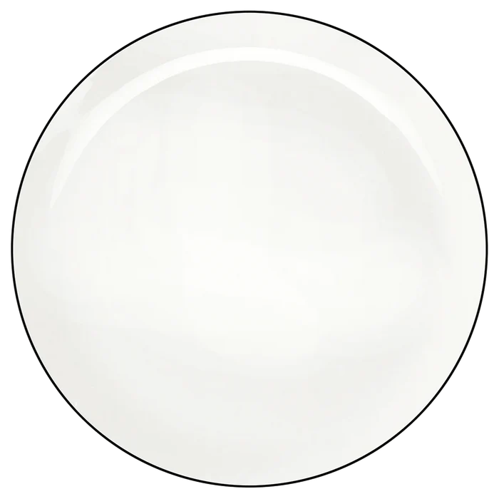 ASA Selection Dinerborden A Table Ligne Noire ø 26.5 cm - 4 stuks