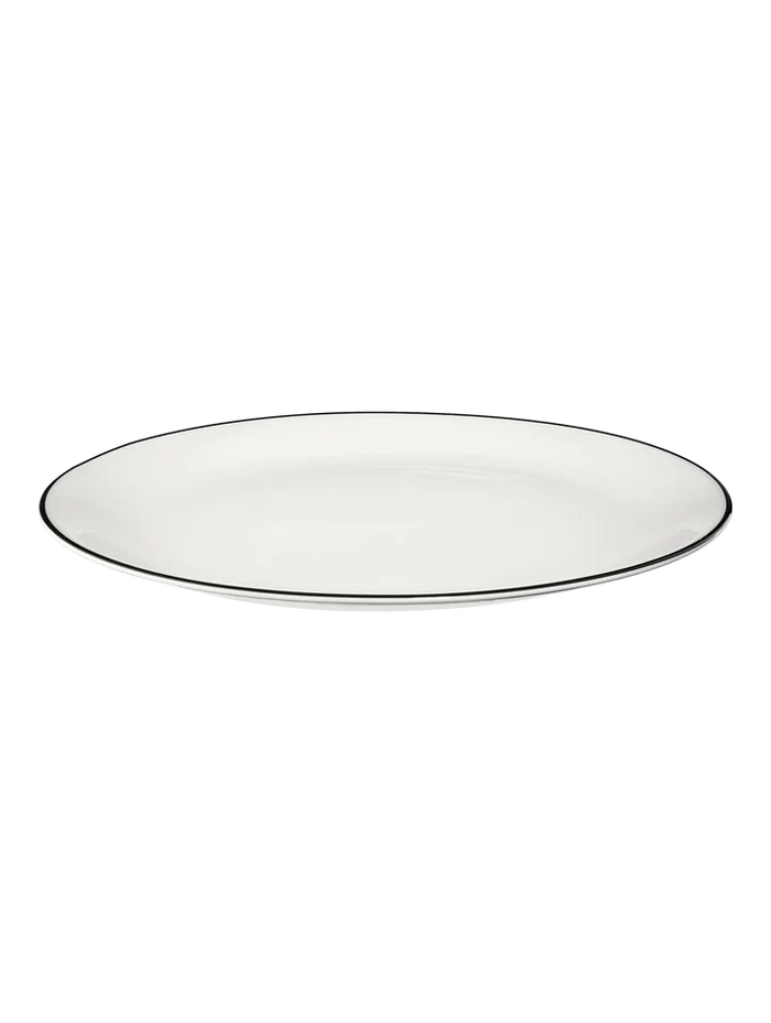 ASA Selection Dinerborden A Table Ligne Noire ø 26.5 cm - 4 stuks