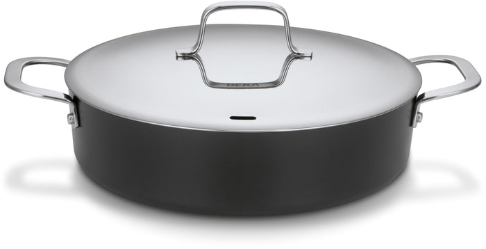 Beka Hapjespan / Sauteerpan met deksel Maestro Alu ø 28 cm - keramische anti-aanbaklaag
