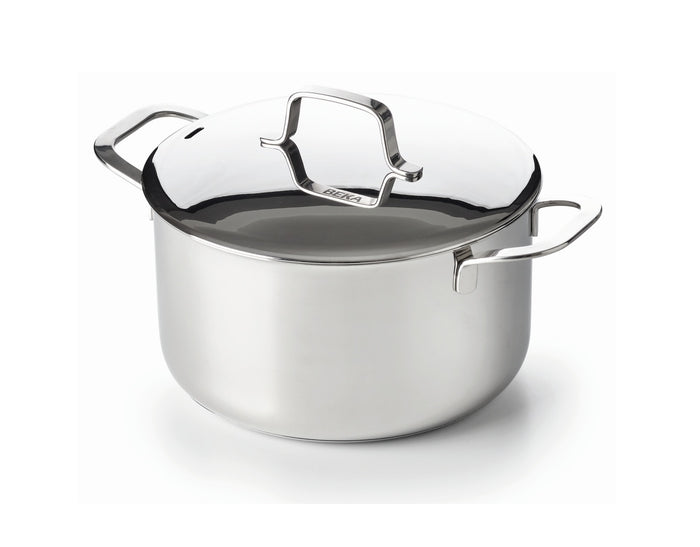 Beka Kookpan Maestro RVS met deksel ø 20 cm / 3.7 liter - geschikt voor alle warmtebronnen