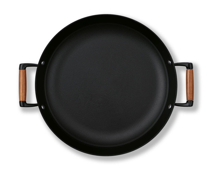 Beka Paella pan met 2 zijgrepen Mandala Gietijzer ø 36 cm - keramische anti-aanbaklaag - geschikt voor alle warmtebronnen