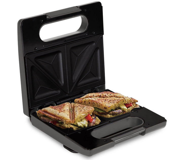 BerlingerHaus Tosti-ijzer 3-in-1 Mat Antraciet - Uitneembare Platen - Wafel & Grill - 780W