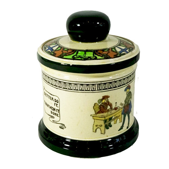 Better Do It. Than Wish It Done Tobacco Jar