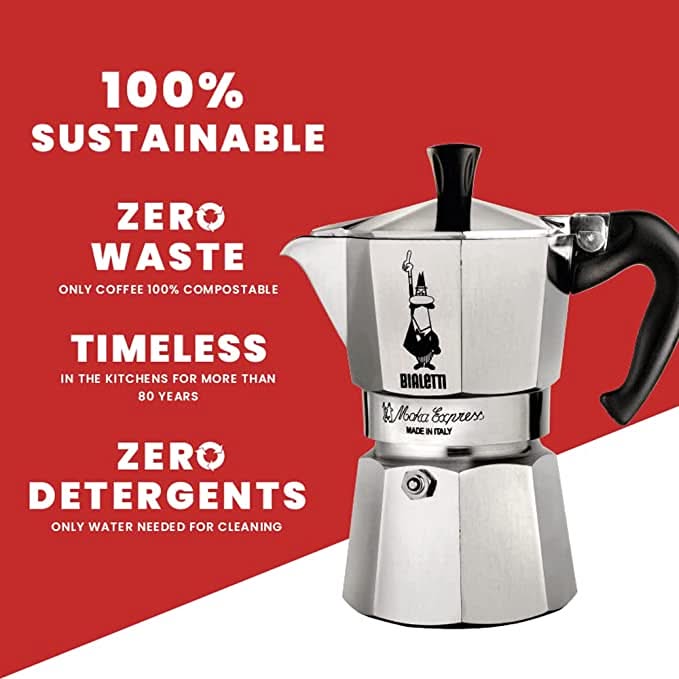 Bialetti Percolator Moka Express 6 Kops - 270 ml