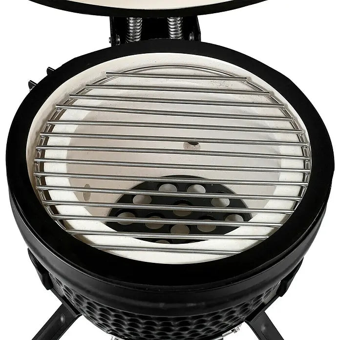 Bighorn Kamado BBQ Startersset - Kamado 13 inch - met Houtskool, Aanmaakwokkels & beschermhoes
