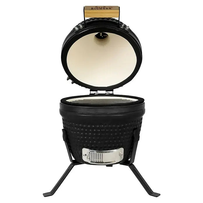 Bighorn Kamado BBQ Startersset - Kamado 13 inch - met Houtskool, Aanmaakwokkels & beschermhoes