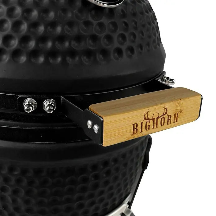 Bighorn Kamado BBQ Startersset - Kamado 13 inch - met Houtskool, Aanmaakwokkels & beschermhoes