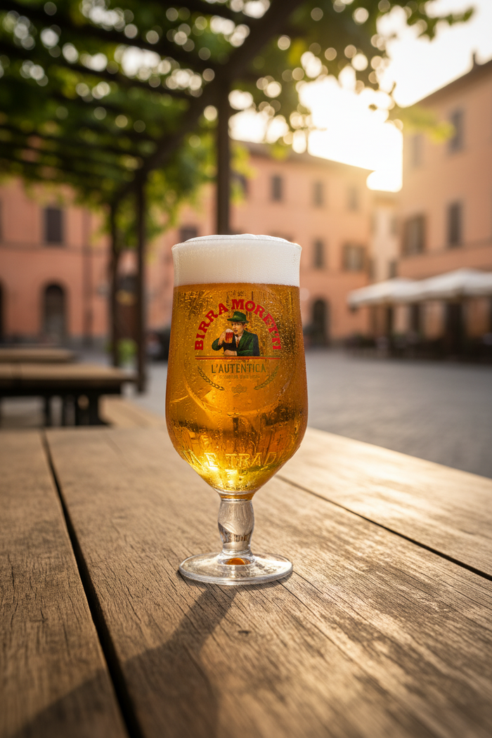 Birra Moretti Bierglazen 250 ml - 2 stuks