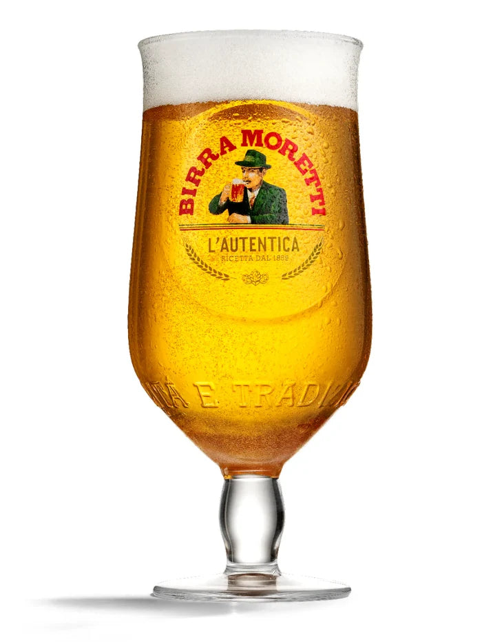 Birra Moretti Bierglazen 250 ml - 2 stuks