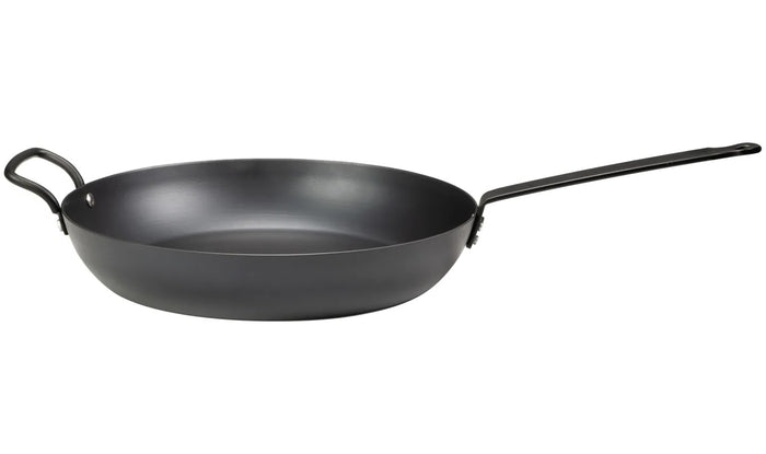 Blackwell Koekenpan met handvat Carbon Staal ø 32 cm - geschikt voor alle warmtebronnen - zonder anti-aanbaklaag
