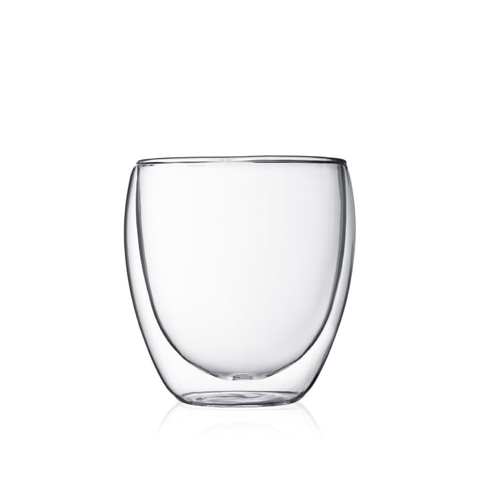 Bodum Dubbelwandige koffie- / theeglazen Pavina - gepatenteerd ventiel - 250 ml - 6 stuks