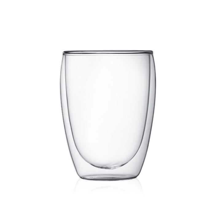 Bodum Dubbelwandige koffie- / theeglazen Pavina - gepatenteerd ventiel - 350 ml - 6 stuks