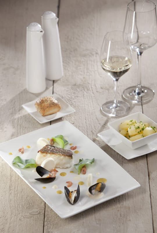 BonBistro Dipschaaltjes Yong Squito 10 x 10 cm - Wit - 6 stuks