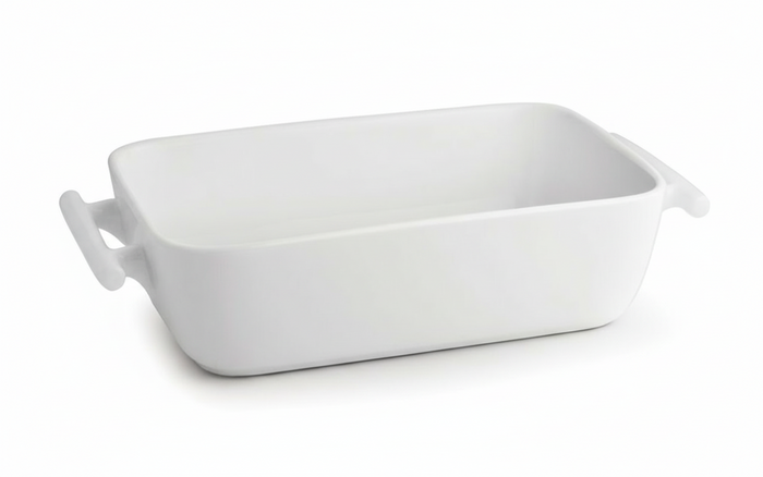 BonBistro Ovenschalen Yong Squito - Wit - 39 x 24 x 6 cm / 3.5 Liter - 2 stuks