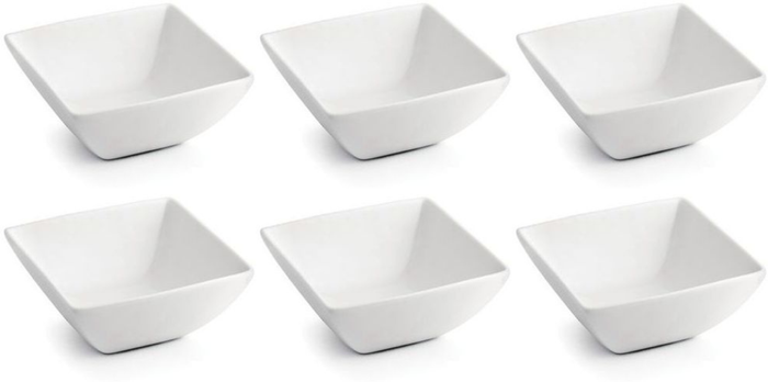 BonBistro Soepkommen / Kommen Yong Squito 14 x 14 cm - Wit - 6 stuks