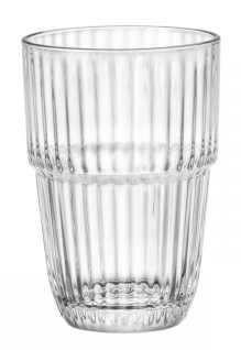 Bormioli Rocco Longdrinkglazen Stapelbaar - Waterglazen - Barshine - 380 ml - 6 stuks