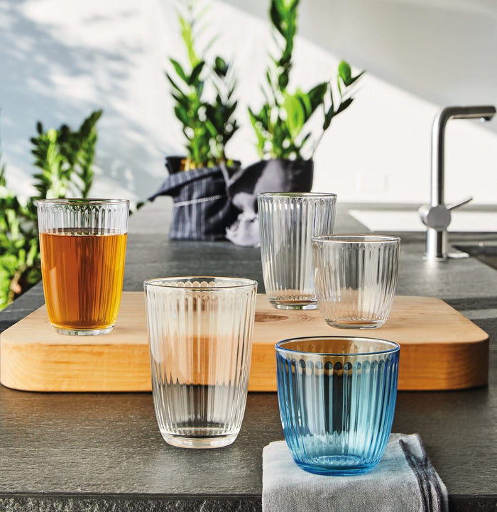 Bormioli Rocco Waterglazen Line Blauw - 290 ml - 6 stuks
