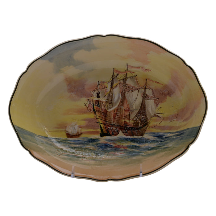 Bowl Famous Ships The Henri Grace A Dieu