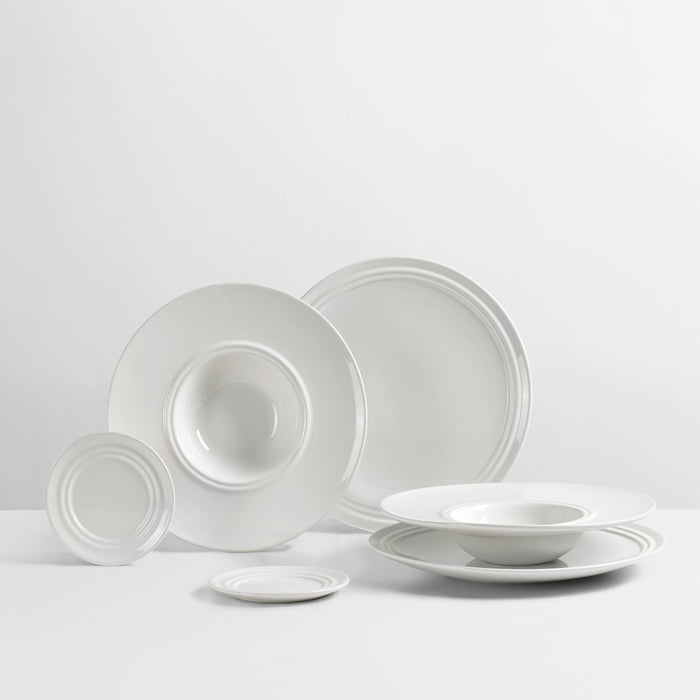 Broste Copenhagen Pastaset Stevns 6-delig / 2 personen - 2 dinerborden, 2 pastaborden en 2 kleine bordjes