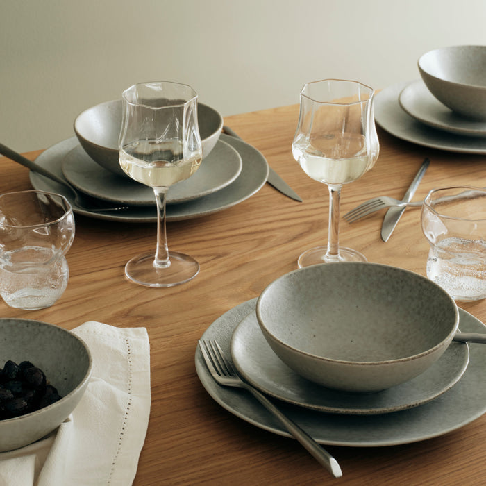 Broste Copenhagen Serviesset Nordic Marsh 12-delig / 4 personen - 4 dinerborden, 4 ontbijtborden en 4 kommen