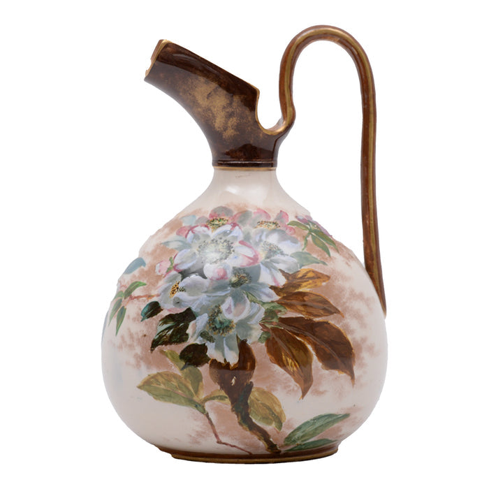 Burslem  Floral Pitcher