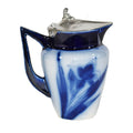 Burslem Mini Pitcher Iris with Silver Lid