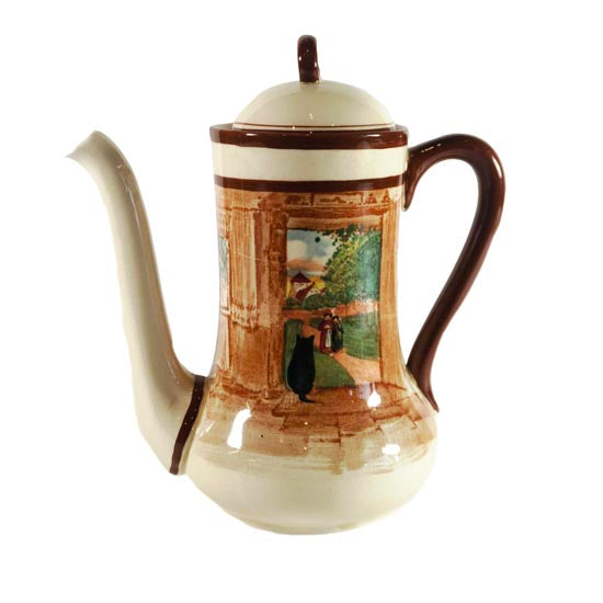 Cat At The Door Coffee Pot