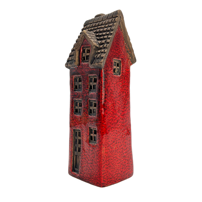 Cello - Tales from the Village - Goldsmith's Abode - Crimson - Tealight Burner 1