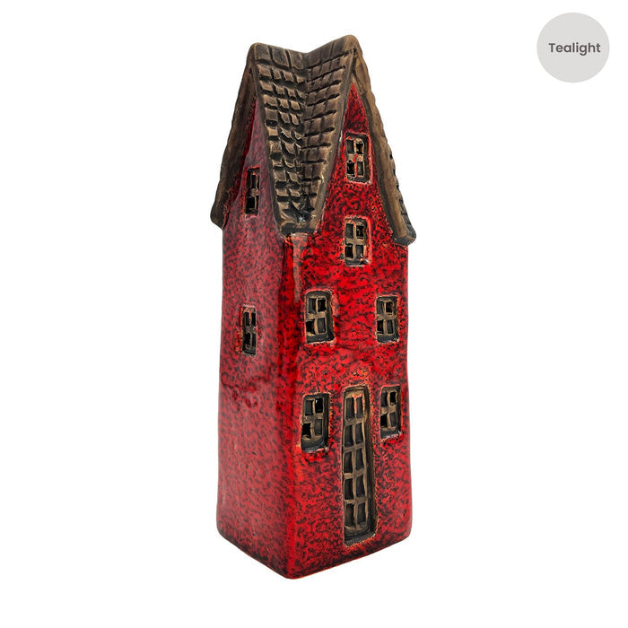 Cello - Tales from the Village - Goldsmith's Abode - Crimson - Tealight Burner 2