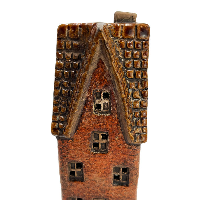Cello - Tales from the Village - Goldsmith's Abode - Rustic Brown - Tealight Burner