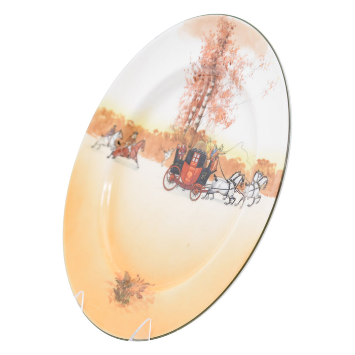 Coaching Scene Plate - Royal Mail