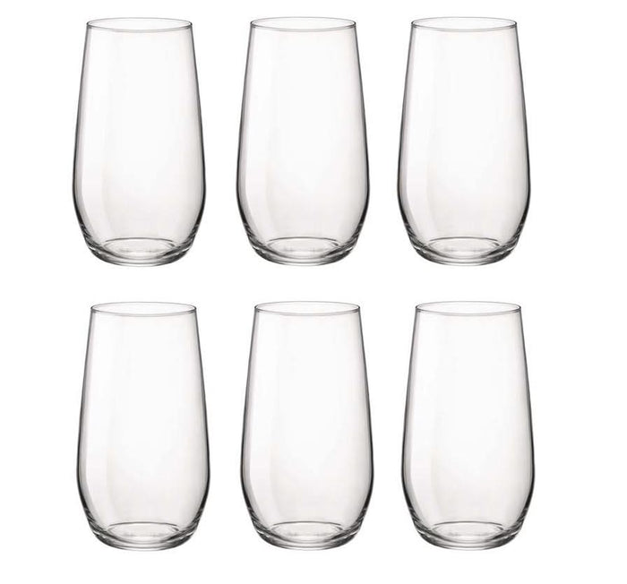 Cocktailset Vanessa - Karaf 1.6 L met 6 Longdrinkglazen 390 ml, Cocktaillepel & IJsblokjesvorm