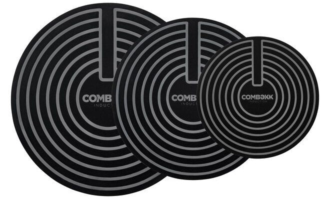 Combekk Siliconen Inductiebeschermer / Inductiematjes – ø 18 / 24 / 28 cm - 3 stuks