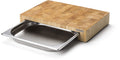 Continenta Houten Snijplank met RVS Lade - Kopshout - 39 x 27 cm
