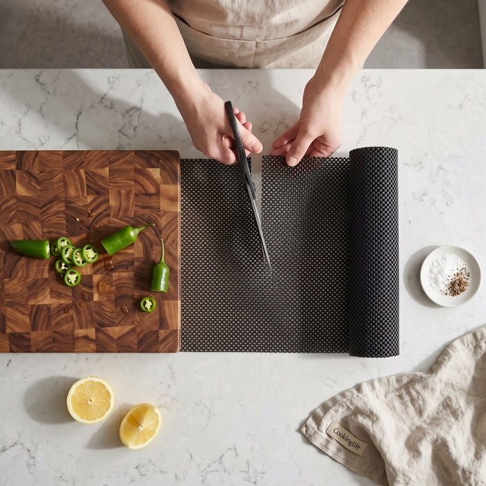 Cookinglife Anti-Slip Mat - voor snijplank - 150 x 30 cm