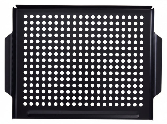 Cookinglife BBQ Grillplaat Fire & Flavour 38 x 28 cm - Non-Stick Metaal - Geschikt voor BBQ