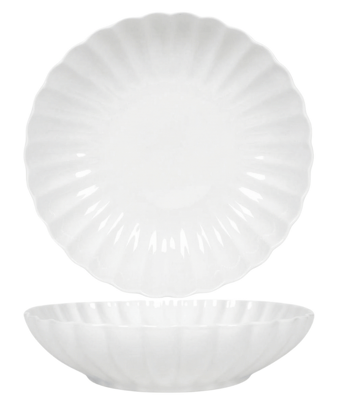 Cookinglife Diepe Borden / Pastaborden Cardida Off White ø 20 cm - 6 Stuks