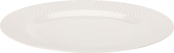 Cookinglife Dinerborden - CampVibe - Outdoor - Kunststof - Onbreekbaar - Wit ø 28 cm - 4 Stuks