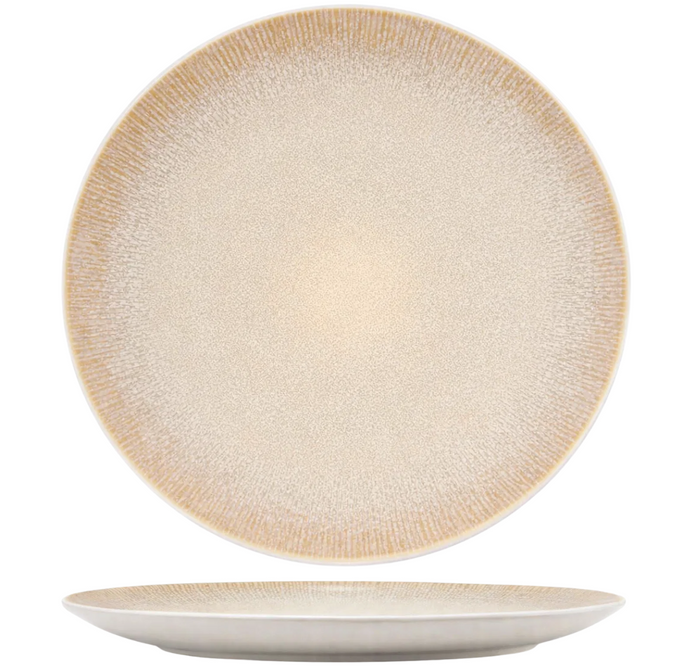 Cookinglife Dinerborden Nola Sand ø 27 cm - 6 Stuks
